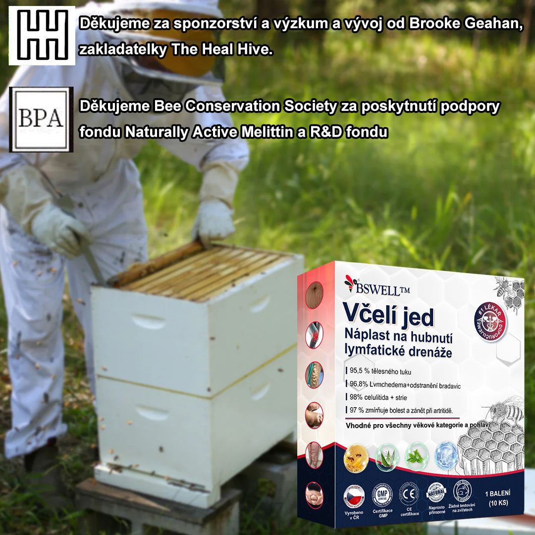 👑BSWELL™ Bee Venom Čistící Lymfatický Náplast Slimming Patch 🔥 Omezený čas! 70% SLEVA! (Dostupné pouze pro individuální nákupy) 🔥