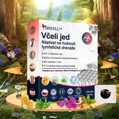 👑BSWELL™ Bee Venom Čistící Lymfatický Náplast Slimming Patch 🔥 Omezený čas! 70% SLEVA! (Dostupné pouze pro individuální nákupy) 🔥